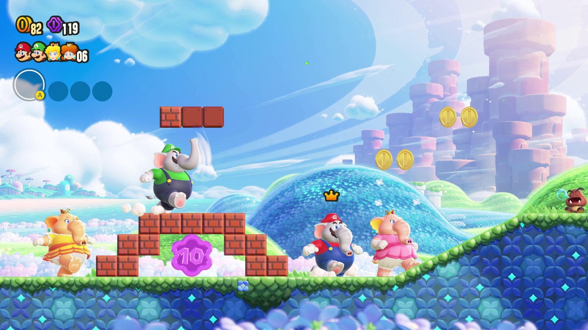 Super Mario Wonder' reveals power ups and 'Mario'-themed Switch