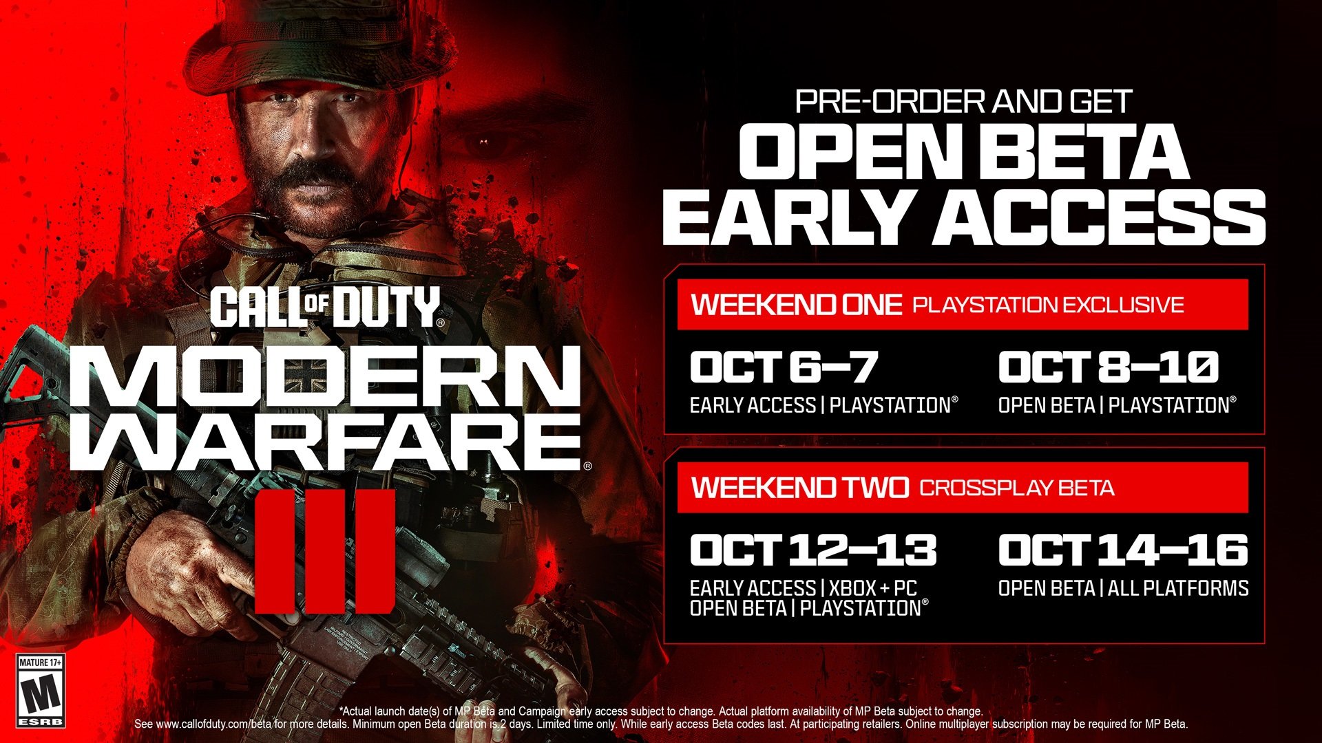 The Modern Warfare 3 multiplayer beta dates have been announced VGC