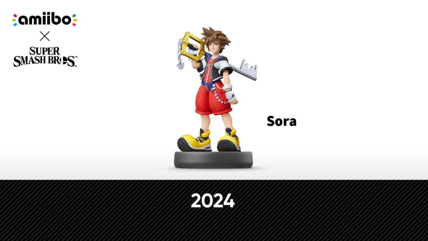 The final Smash Bros amiibo, Kingdom Hearts’ Sora, is coming next year