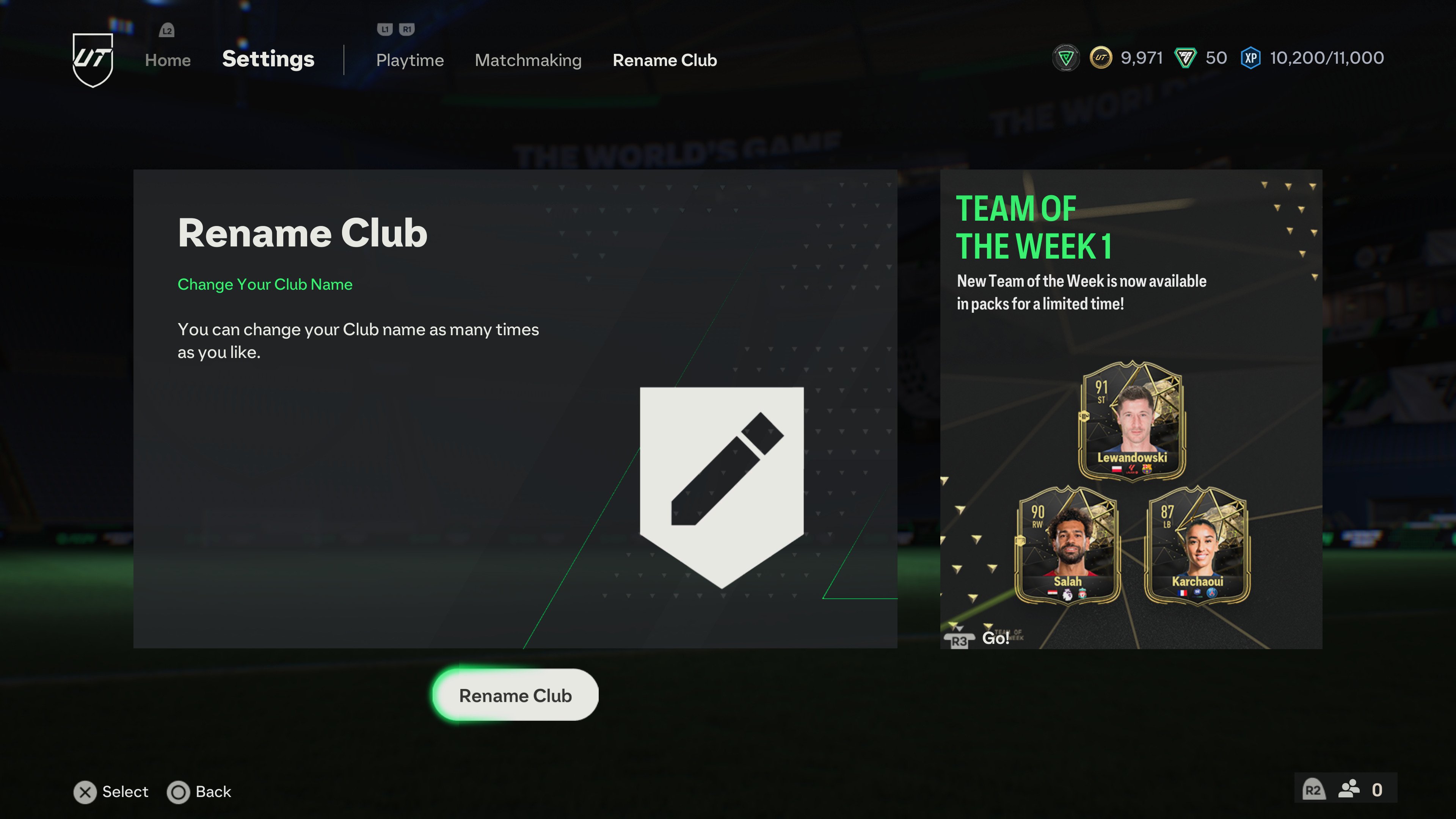 EAFC - How to change club name in WebApp : r/EASportsFC