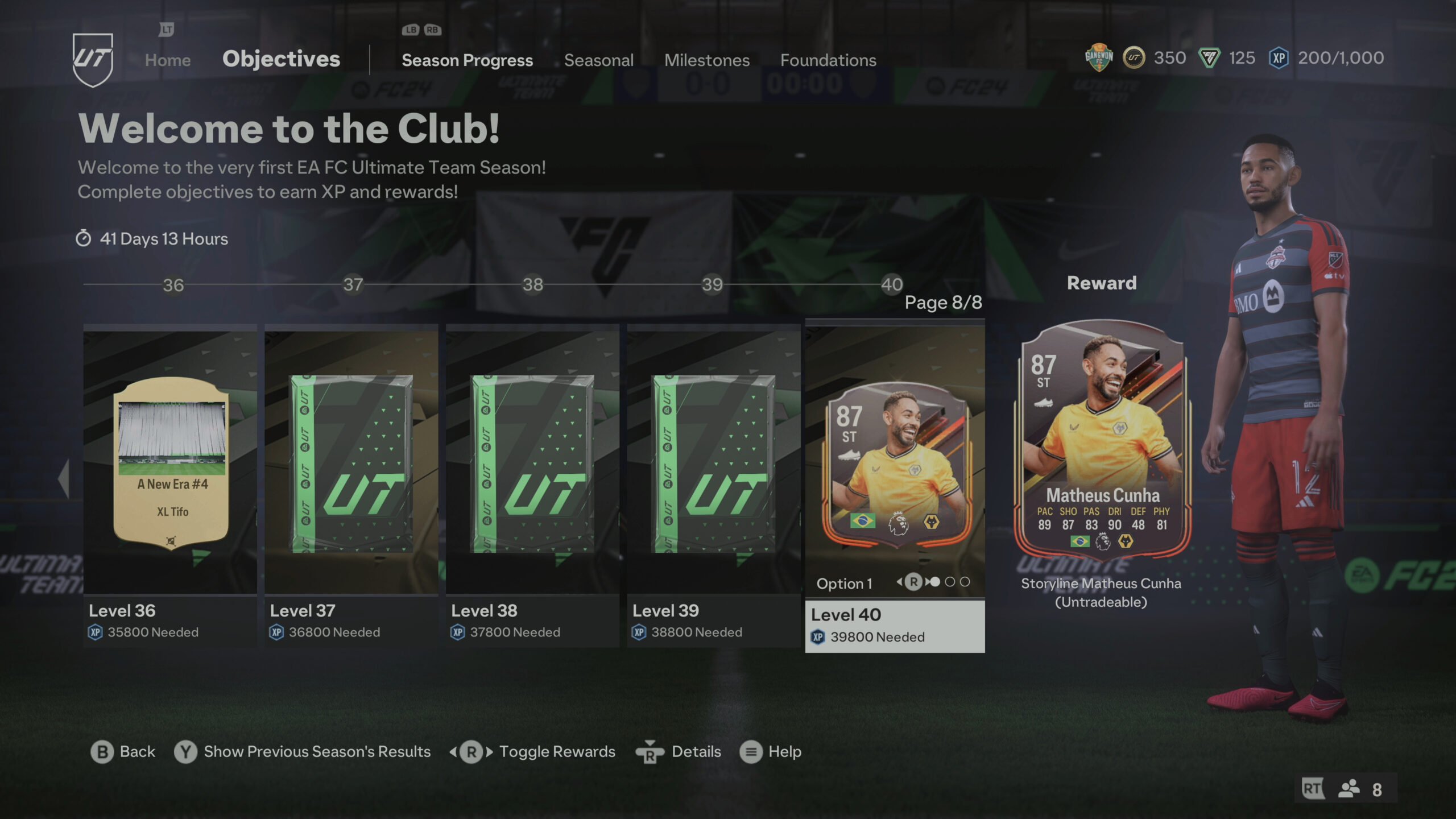 EA FC 24 Season 1 Ultimate Team rewards VGC
