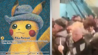 Scalpers swarm Van Gogh museum for Pikachu Promo Card