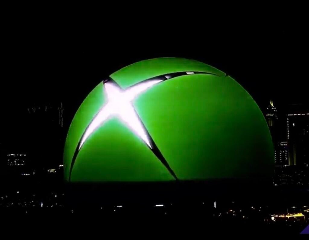 Xbox ends its big week by taking over the Las Vegas Sphere | VGC