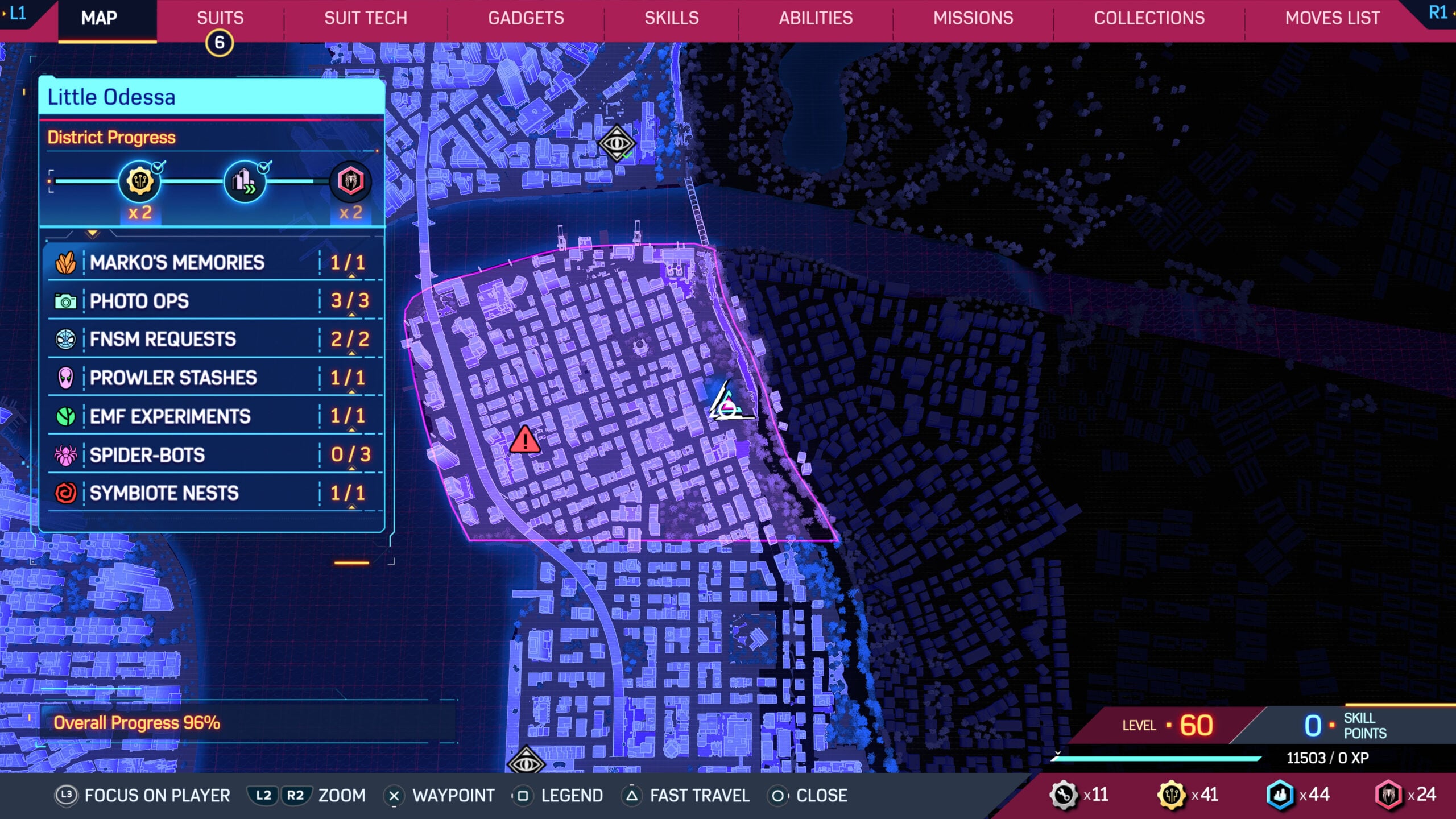 SpiderMan 2 All Little Odessa SpiderBot locations VGC