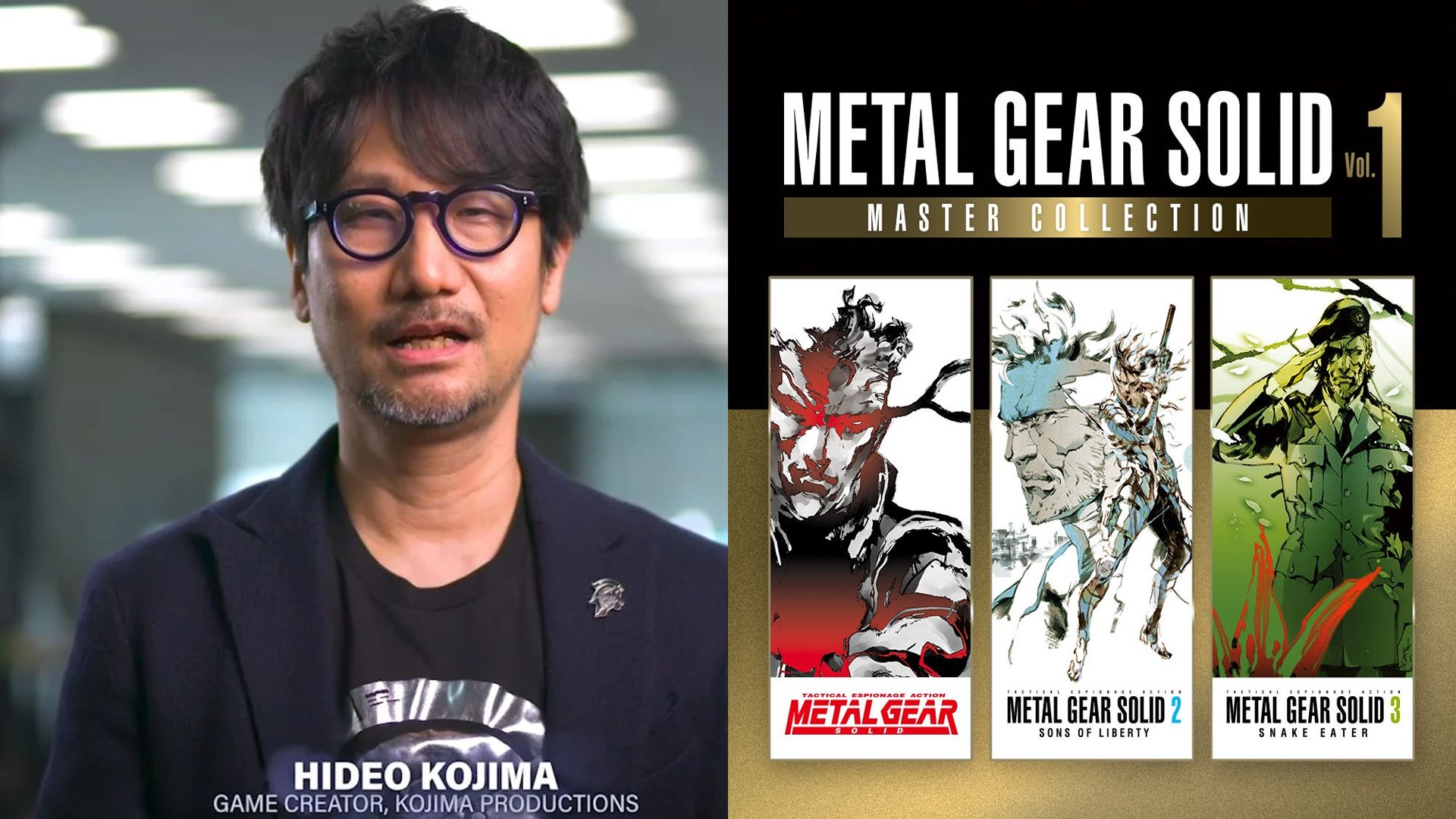 Hideo Kojima no se menciona en los nuevos créditos de Metal Gear Solid Master Collection