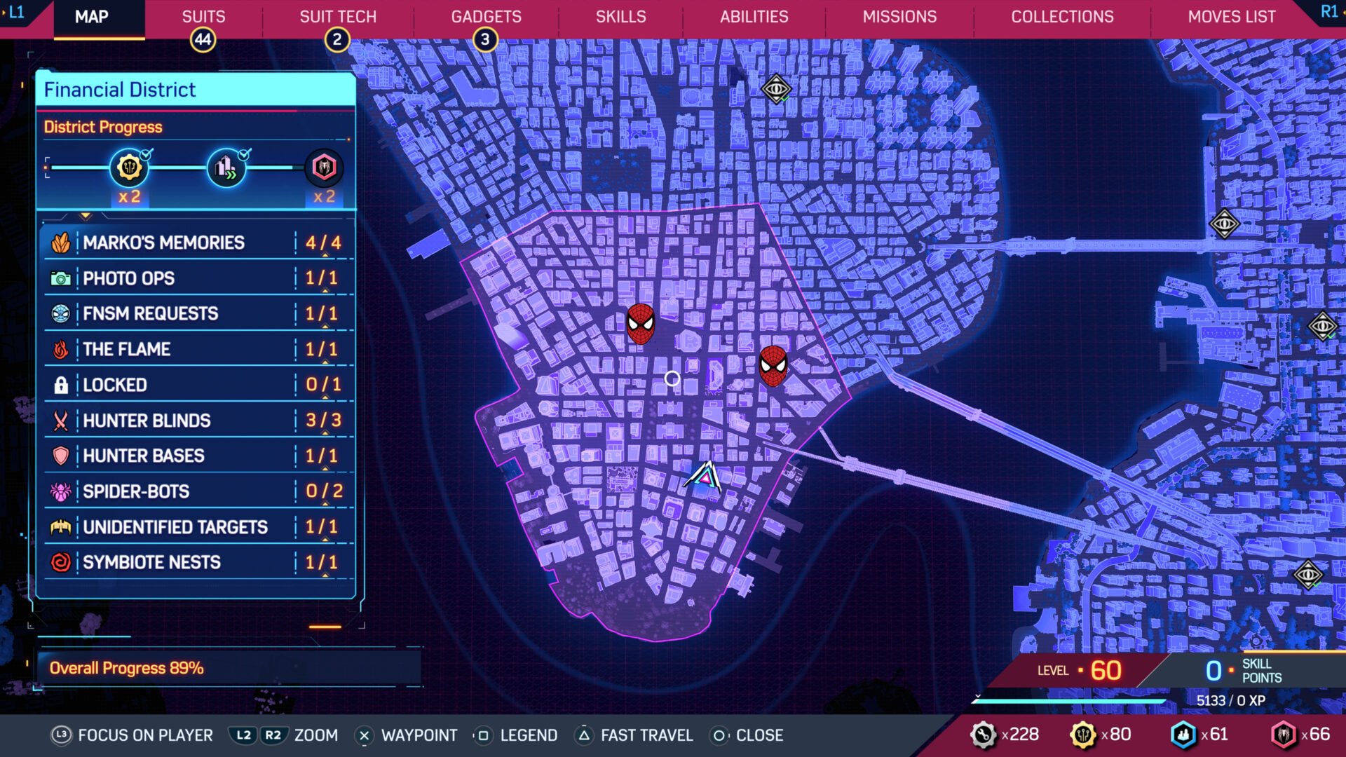 SpiderMan 2 Upper East Side SpiderBot locations VGC