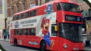 Nintendo is offering prizes if you spot London’s Mario-themed buses
