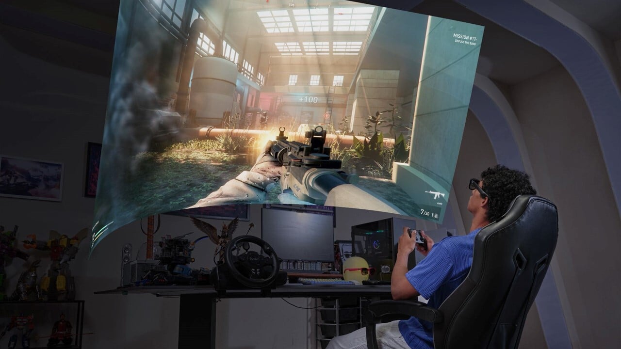 XREAL Air 2 augmented reality glasses simulate 'up to a 330-inch