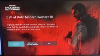 Xbox pushes full-screen pop up ads for Modern Warfare 3