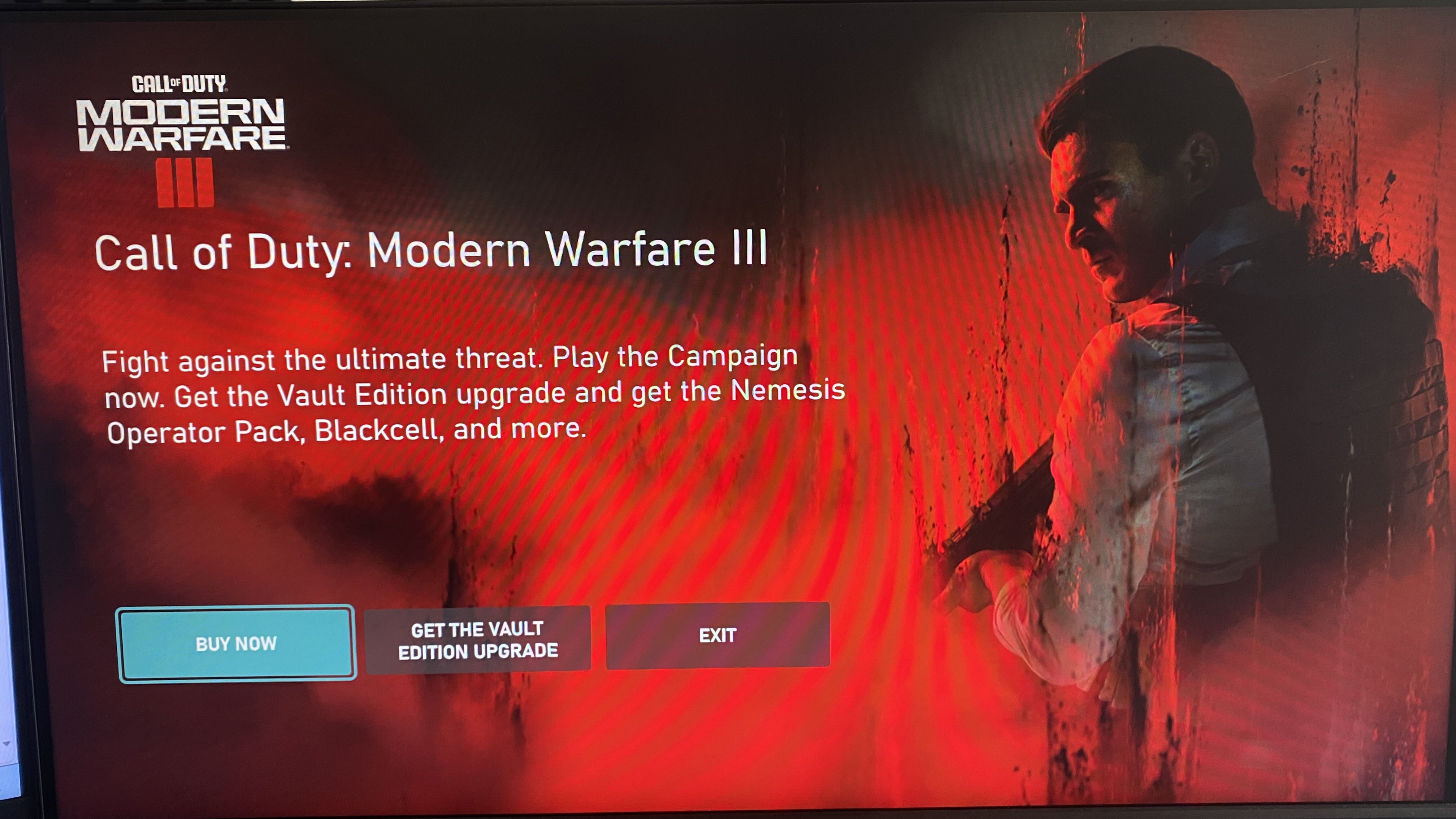 Modern pop | for pushes full-screen Xbox VGC ads up Warfare 3