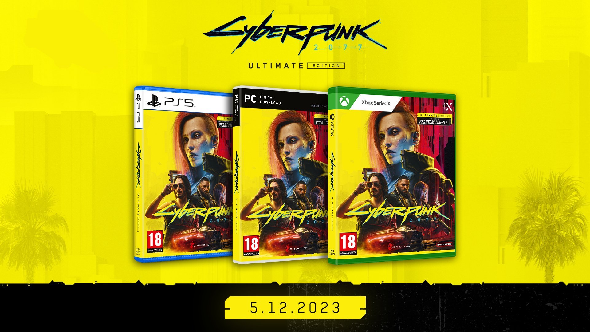 Cyberpunk 2077 Ultimate Edition announced, boxed PS5 version won't include  Phantom Liberty on disc
