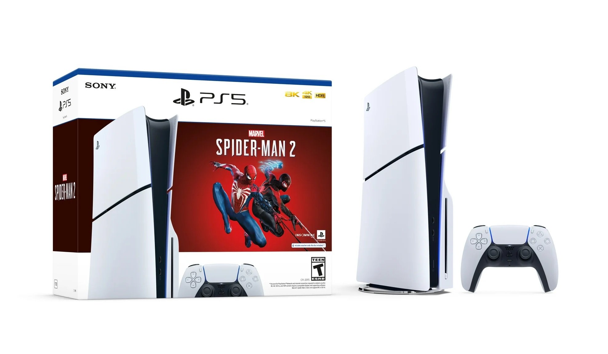 US retailers have started selling PS5 'Slim', including a $500 Spider-Man 2  bundle