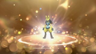 Shiny lucario.