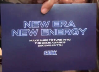 ‘New Era, New Energy’: Sega teases Game Awards reveal