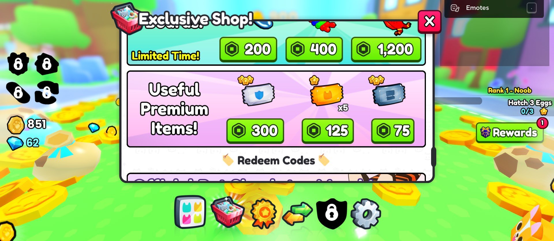 Pet Simulator 99 codes December 2023