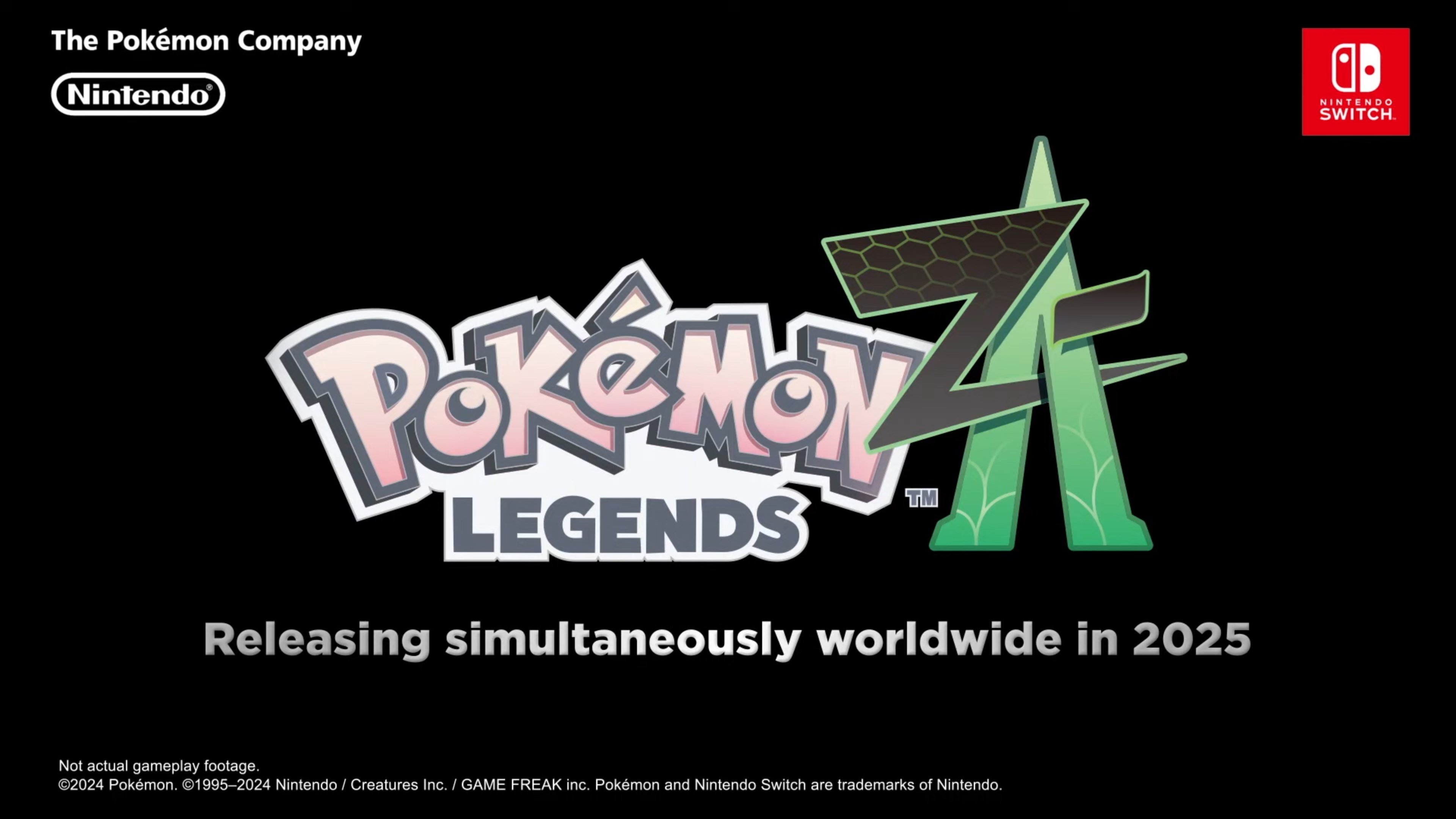 Pokemon Legends ZA قادم رسميًا إلى Nintendo Switch في عام 2025