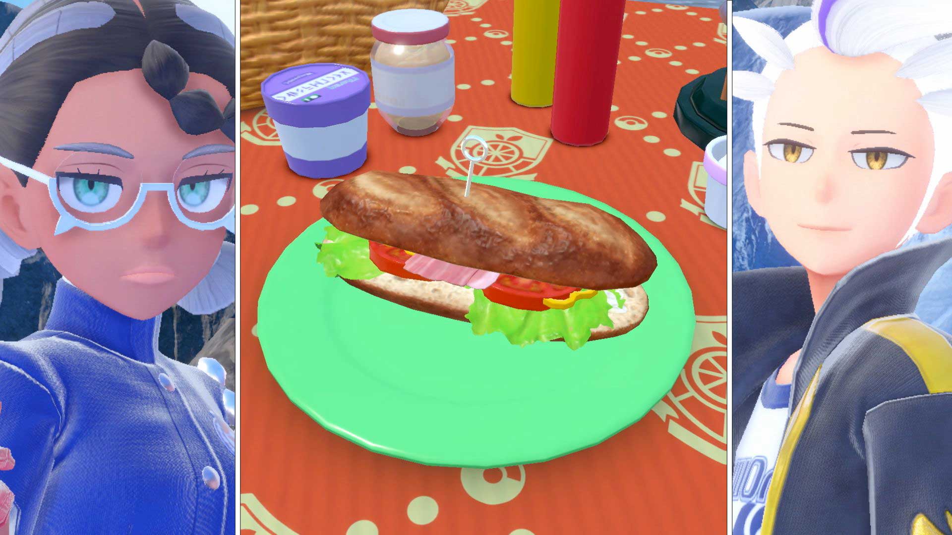 All Pokemon Scarlet and Violet Shiny Sandwich recipes VGC