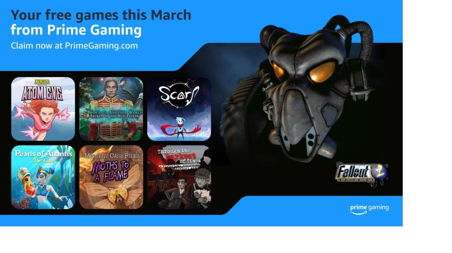 March’s ‘free’ games with Amazon Prime Gaming have been announced VGC