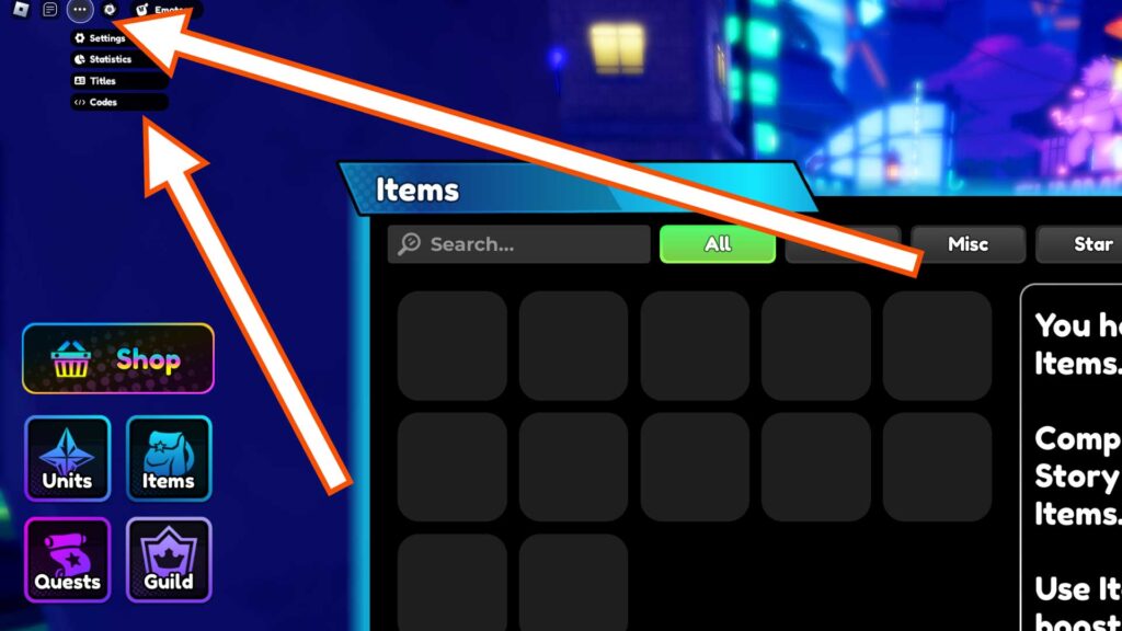 Anime Defenders codes July 2024 VGC