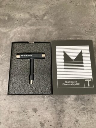 Skate teases shadowy M-Corp with mysterious press package