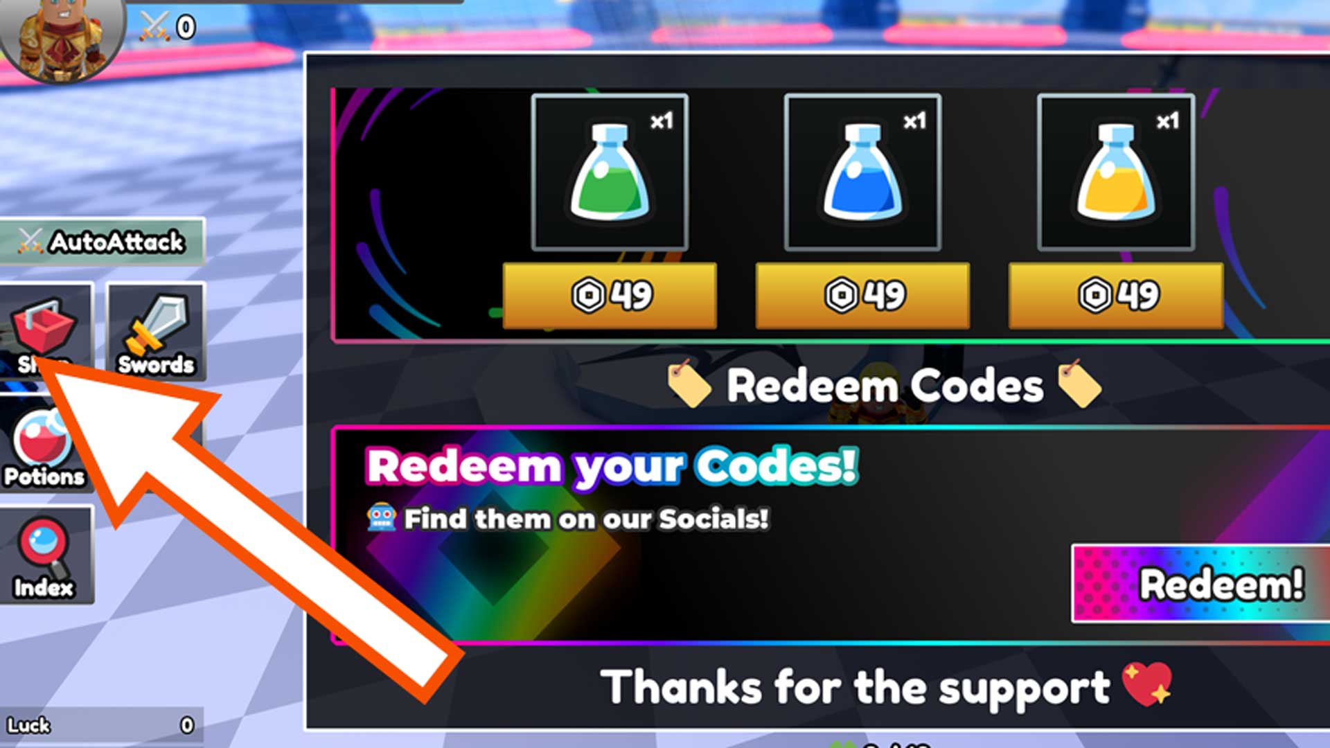 Dungeon RNG codes (January 2025) VGC