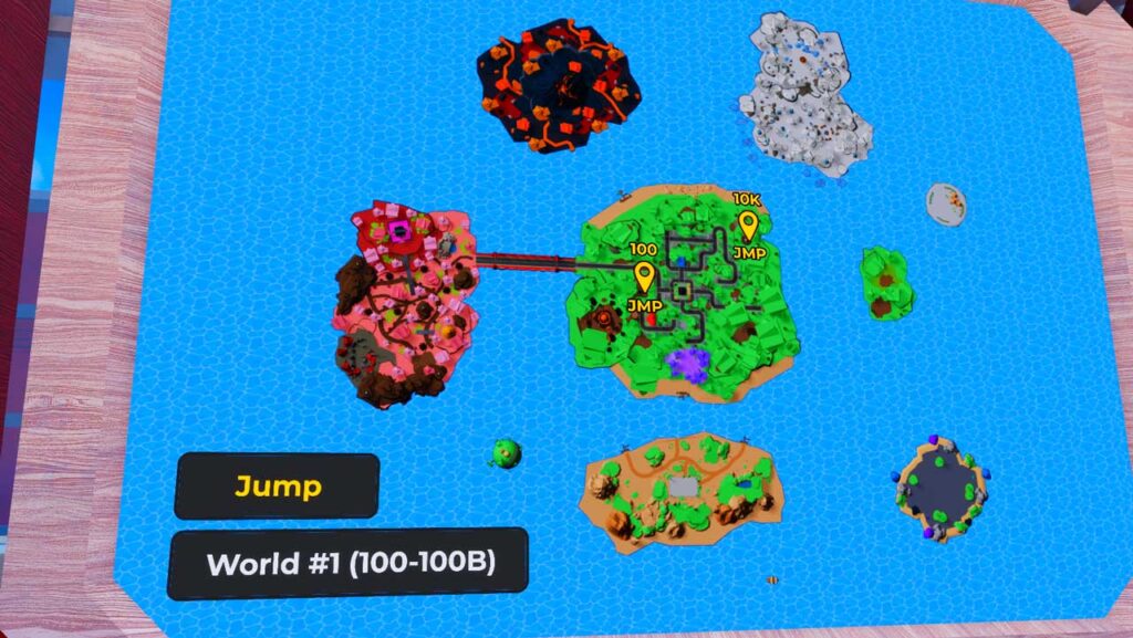 Anime Simulator map - Best training spots for Strength, Defense, Energy ...