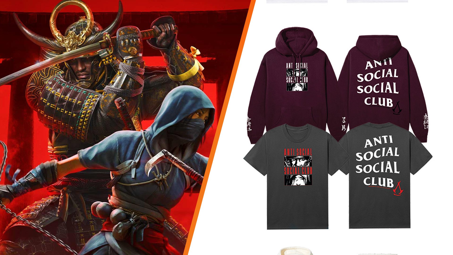 Assassin’s Creed Shadows partnering with AntiSocial Social Club for streetwear drop VGC