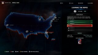 A screenshot from WWE 2K25.