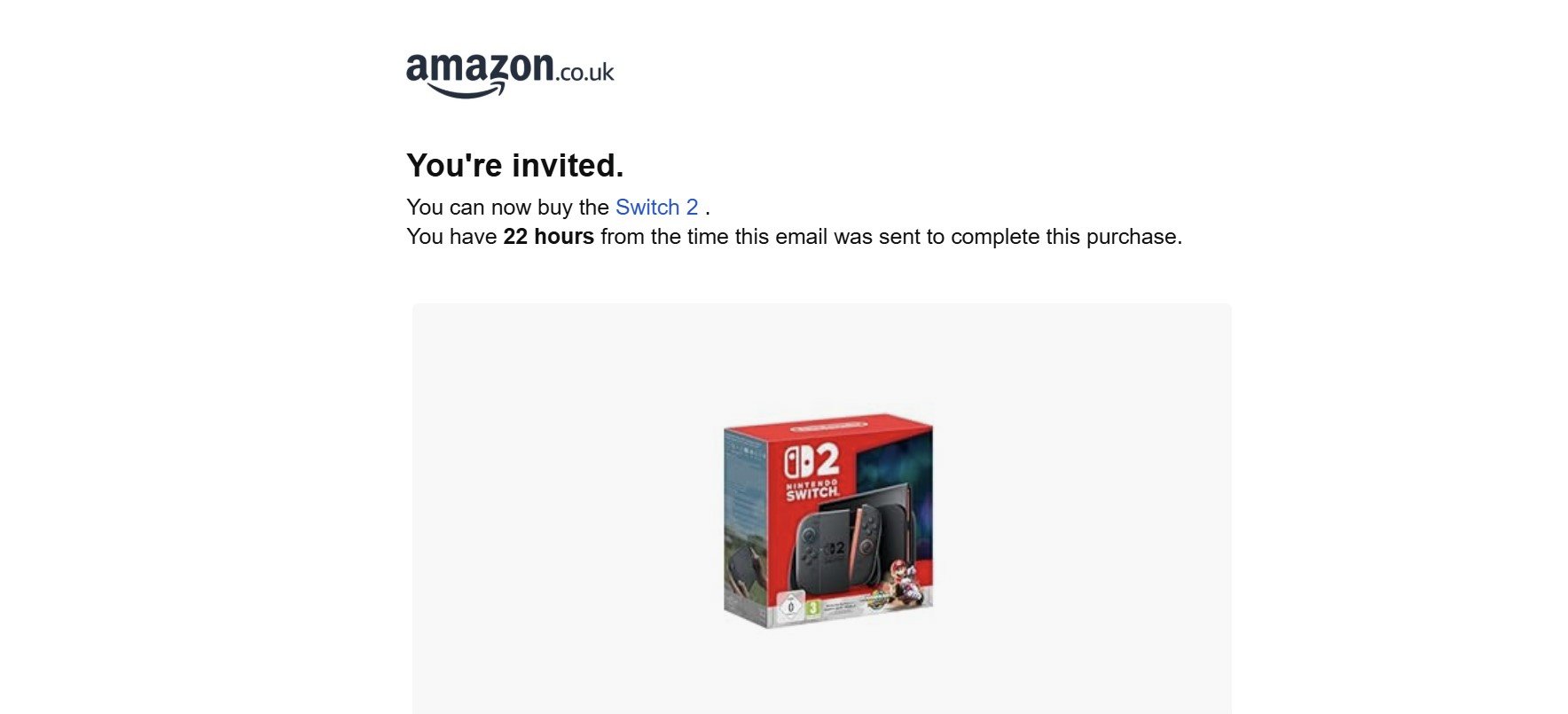 Nintendo Switch 2 Amazon preorder invites are going out now VGC
