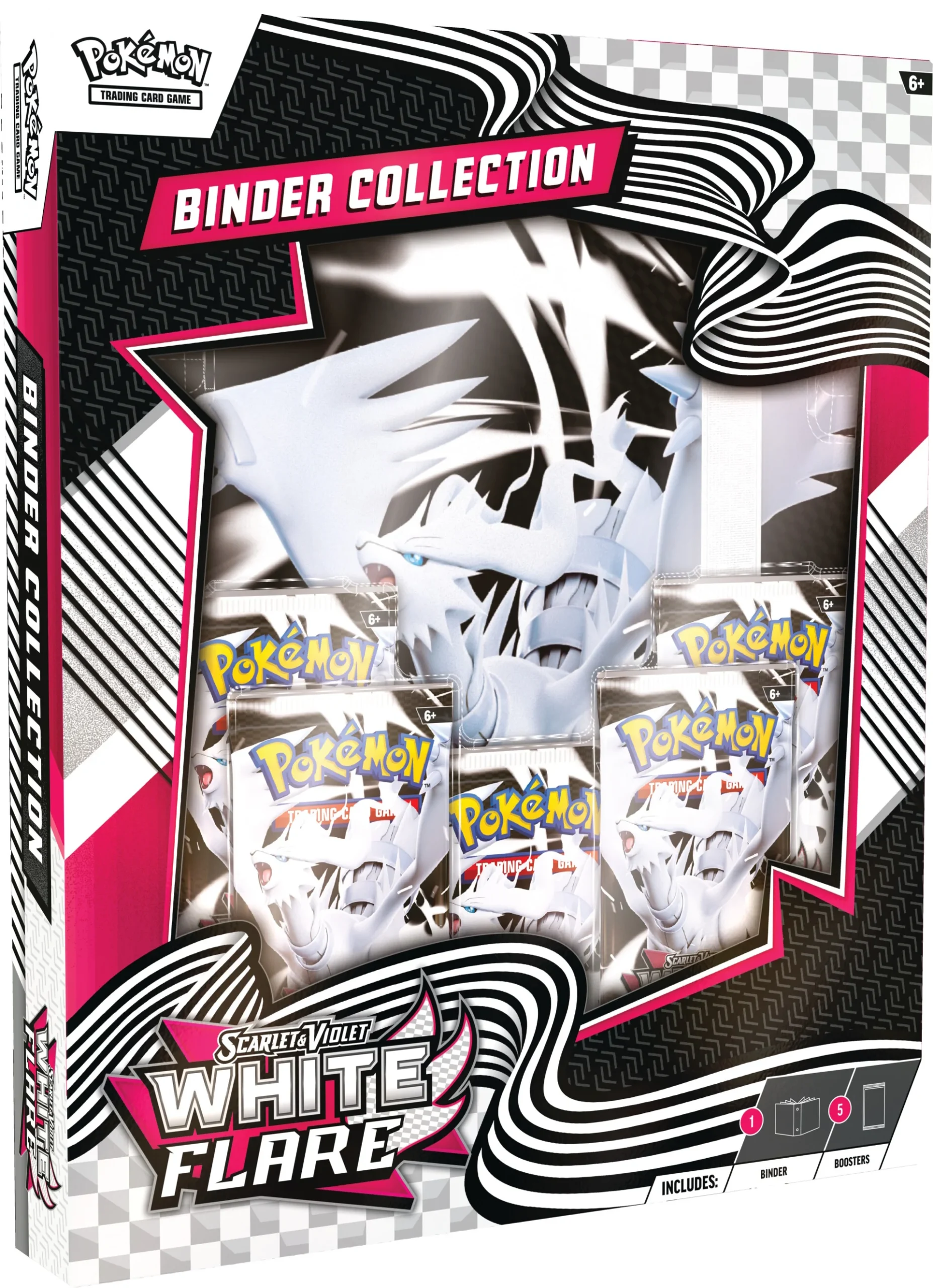 thumbnail image 2 of Pokemon Black Bolt & White Flare Booster Pack Combo - 2 Factory Sealed Packs - 20 Cards Total 2 of 4