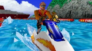 Namco’s 1996 arcade racer Aqua Jet gets its first ever home release this week