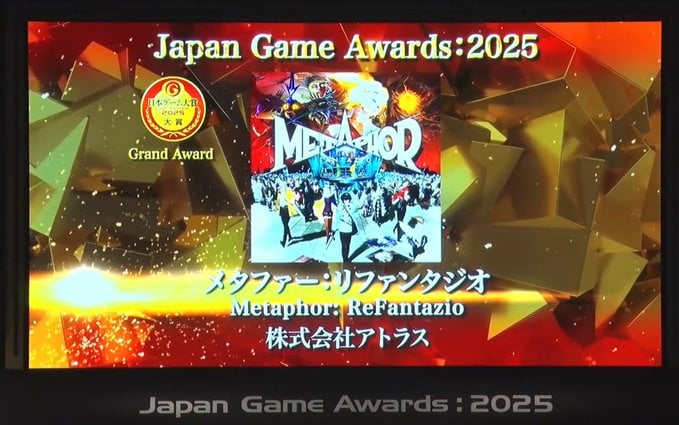 ReFantazio conquista prêmio de melhor jogo no Japan Game Awards