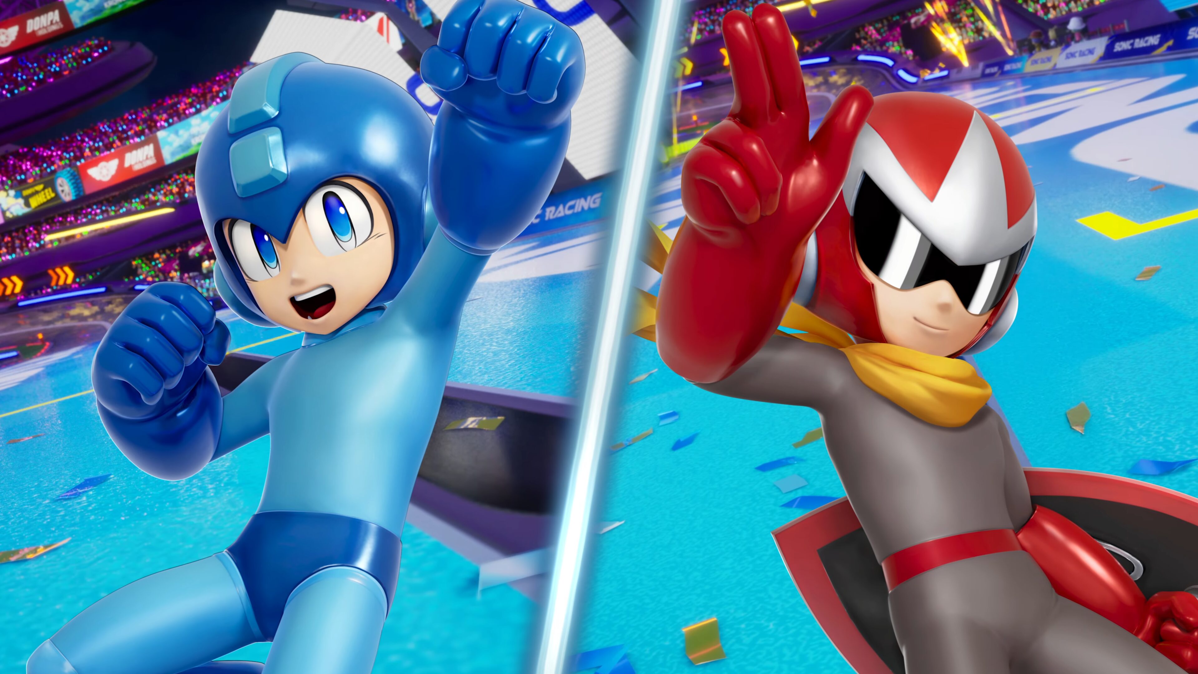 Mega Man chega ao Sonic Racing: CrossWorlds em DLC
