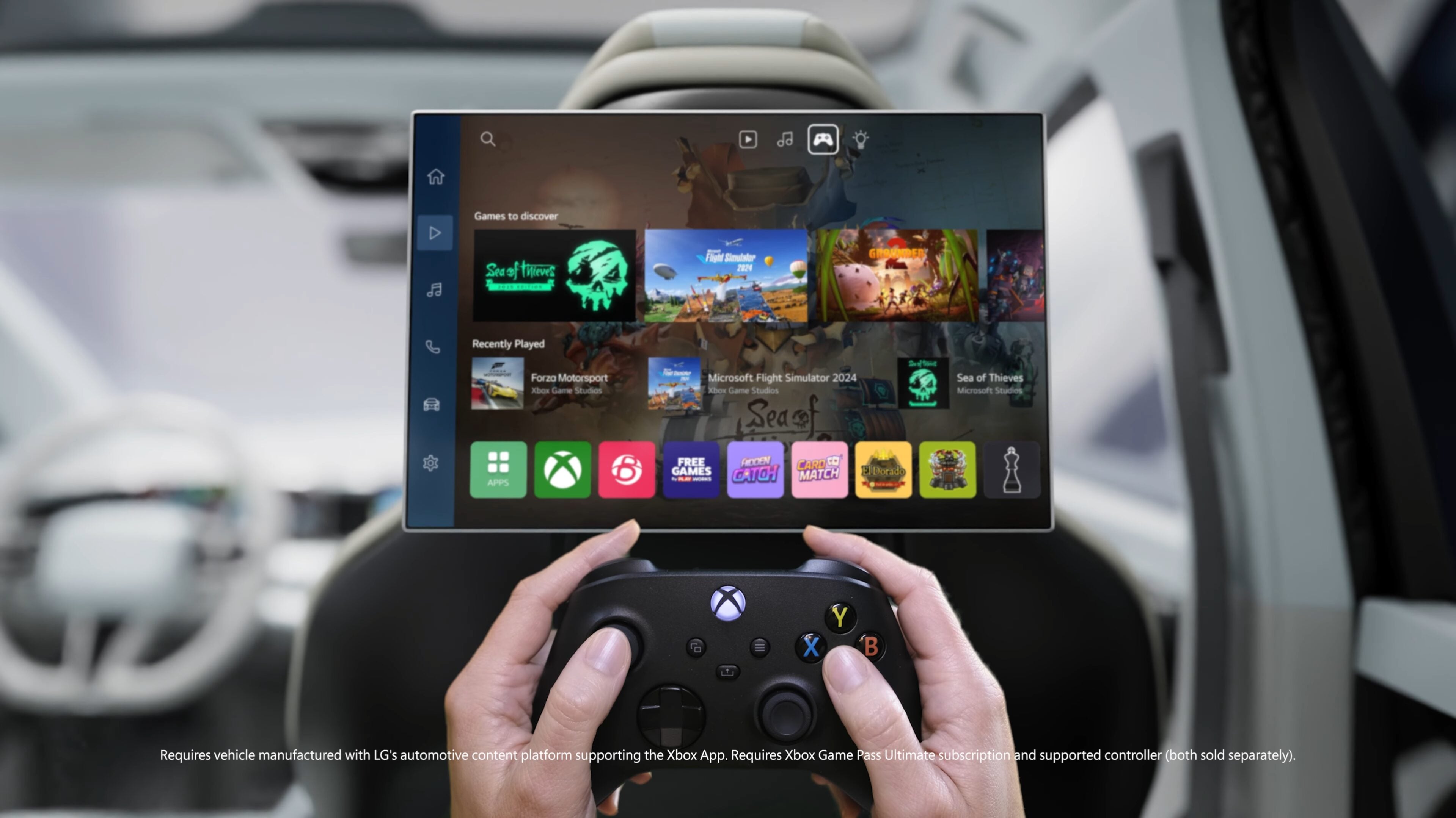 Xbox Rv LG will soon let players stream Xbox Cloud Gaming in their cars | VGC
