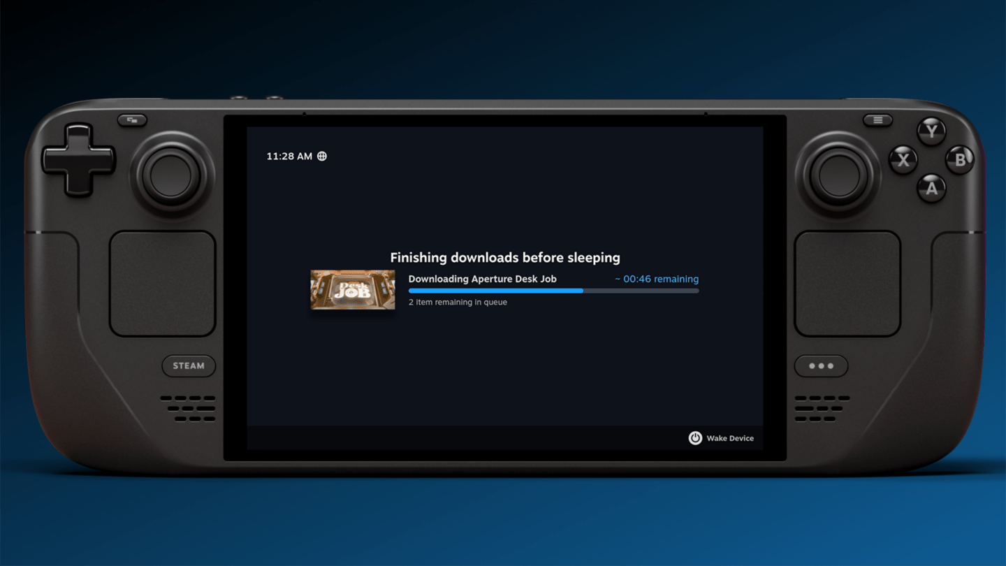 After three years of requests, Steam Deck finally lets players download games with the screen ...