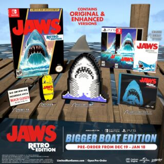 The NES Jaws game is coming to Switch, PS5 and PC, and includes a new enhanced version