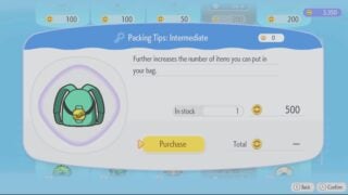 Pokémon Pokopia: How to increase your inventory space