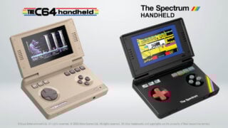 Clamshell handhelds based on the Commodore 64 and ZX Spectrum are coming later this year