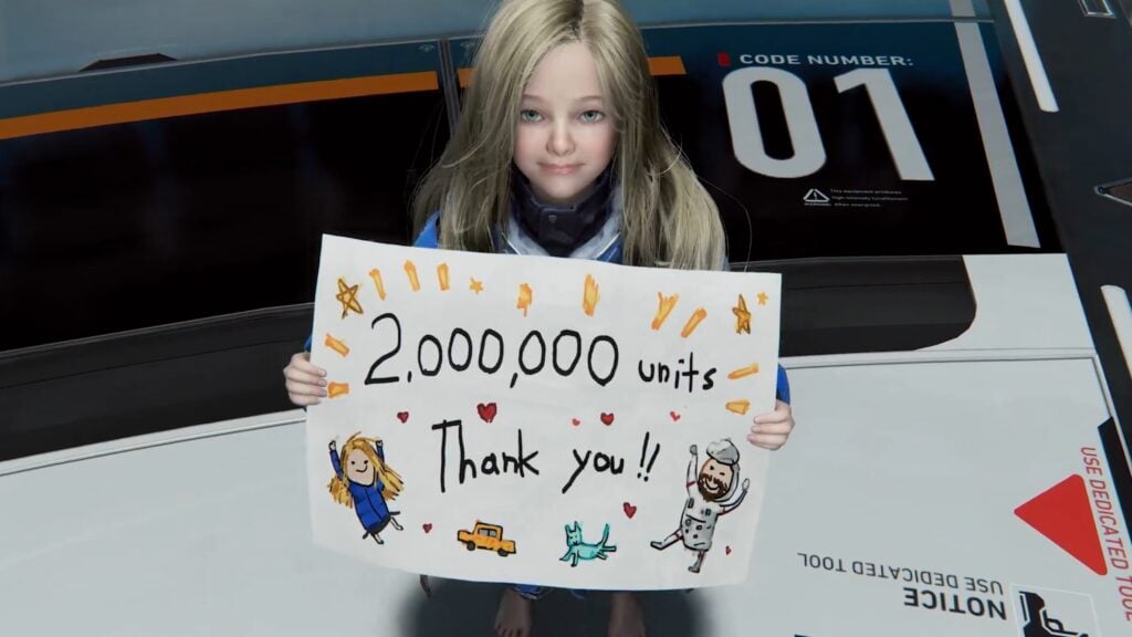 Capcom marks 2 million sales of Pragmata with another drawing by Diana