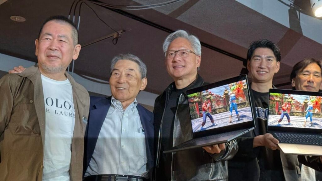Nvidia’s Jensen Huang reunites with Sega exec who saved the company with $5M investment