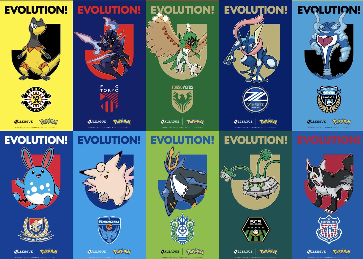 Every Japanese football team just got its own official Pokémon