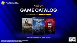 August’s PS Plus Game Catalog titles include Helldivers 2, Vampire Survivors and Kingdom Come Deliverance 2