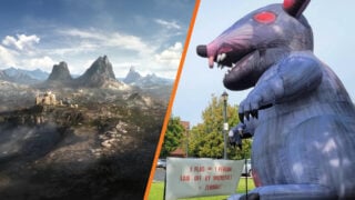 Xbox CEO Asha Sharma says The Elder Scrolls 6 is ‘incredible’ as Bethesda protesters put up giant rat outside building