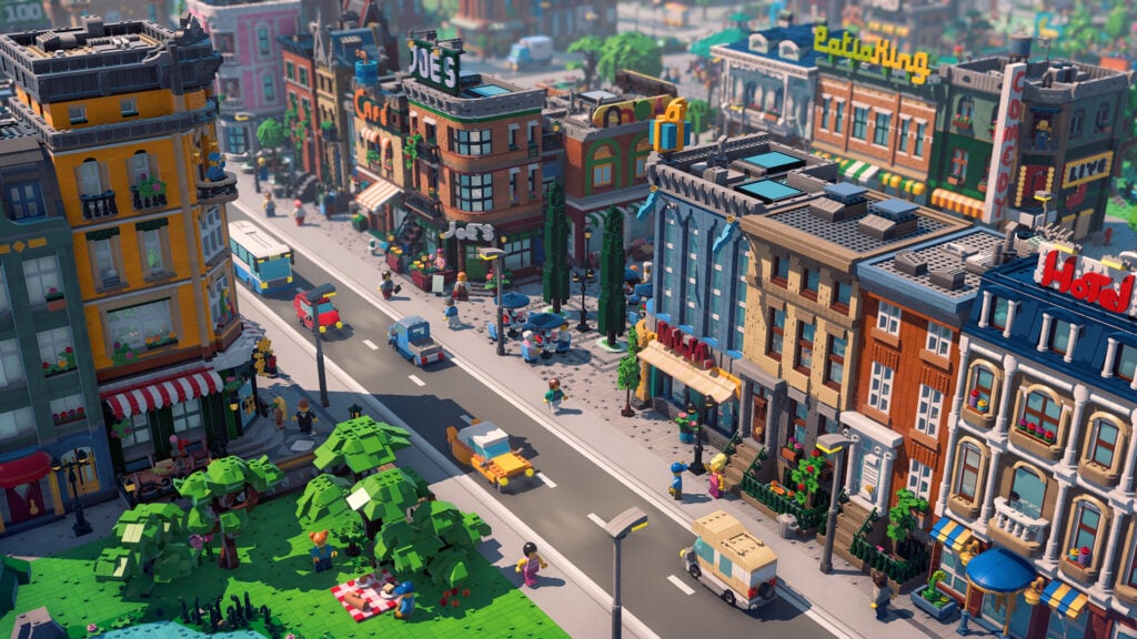Lego Skylines is a brick-based spin-off of the Cities: Skylines series