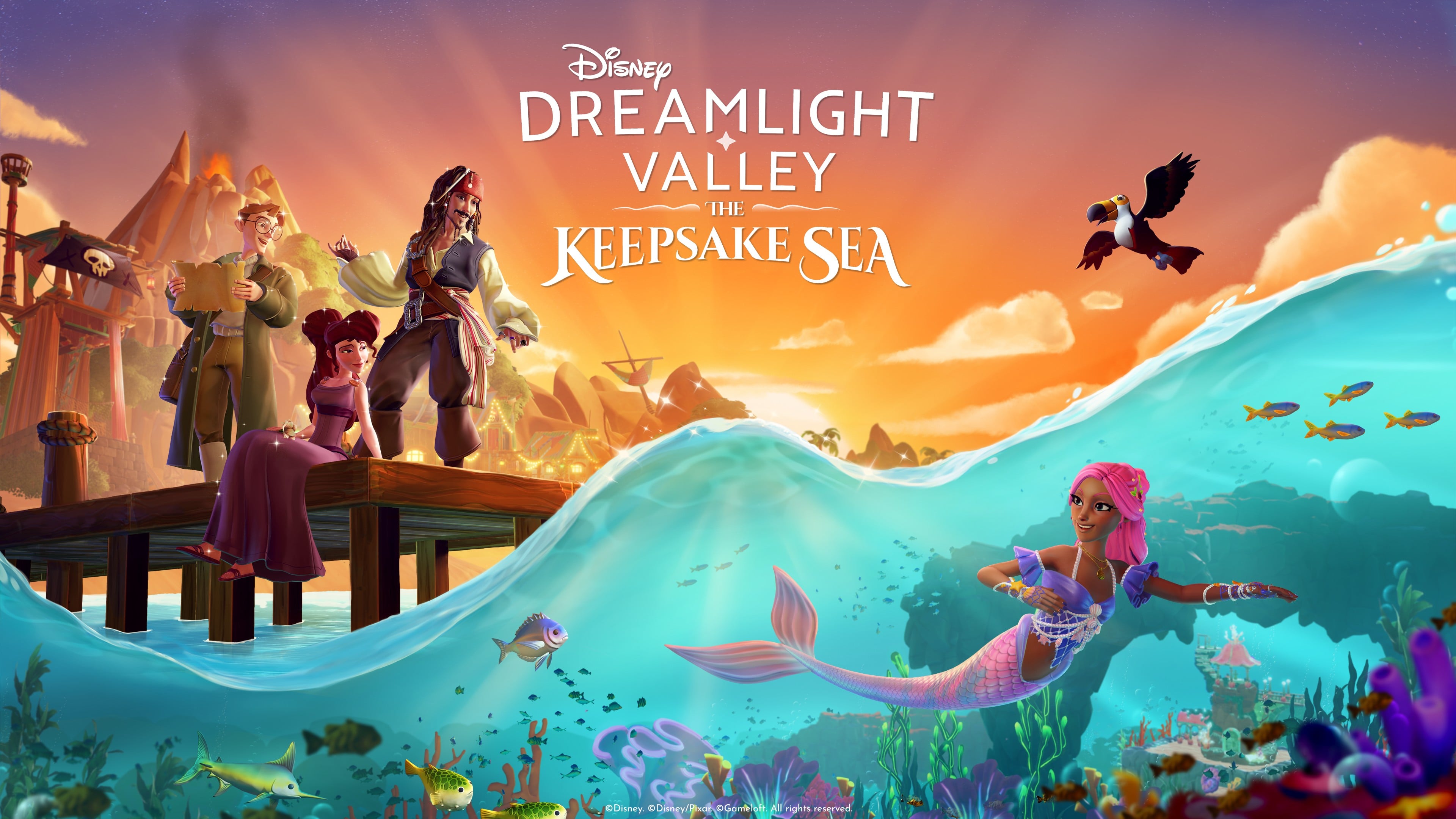 Disney Dreamlight Valley’s next expansion The Keepsake Sea plunges new depths, but in the best way possible