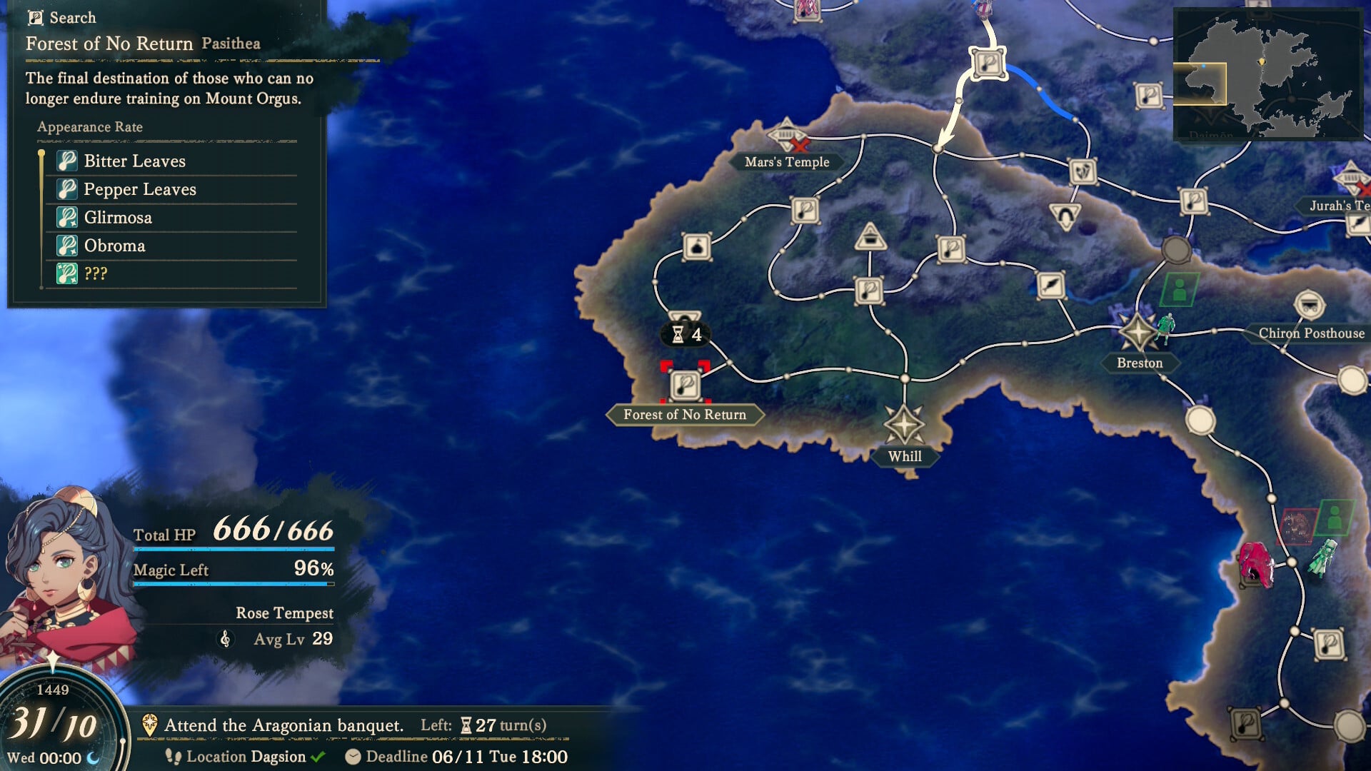 Fire Emblem Fortune’s Weave: Glirmosa location to recruit Mu