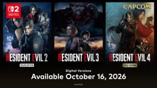 Resident Evil 2, 3 and 4 remakes are coming to Switch 2 next month