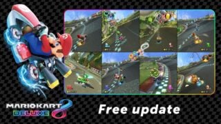 Mario Kart 8 Deluxe gets a free Switch 2 update adding an eight-player split-screen mode