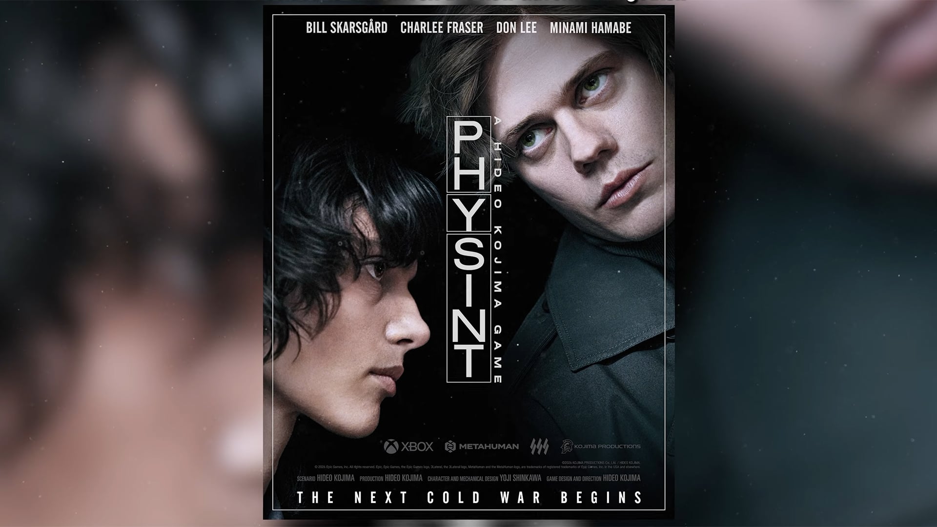 Pennywise actor Bill Skarsgård will play the lead role in Hideo Kojima’s Physint