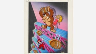 A former Nintendo employee is auctioning a wealth of classic items, including the original Donkey Kong art